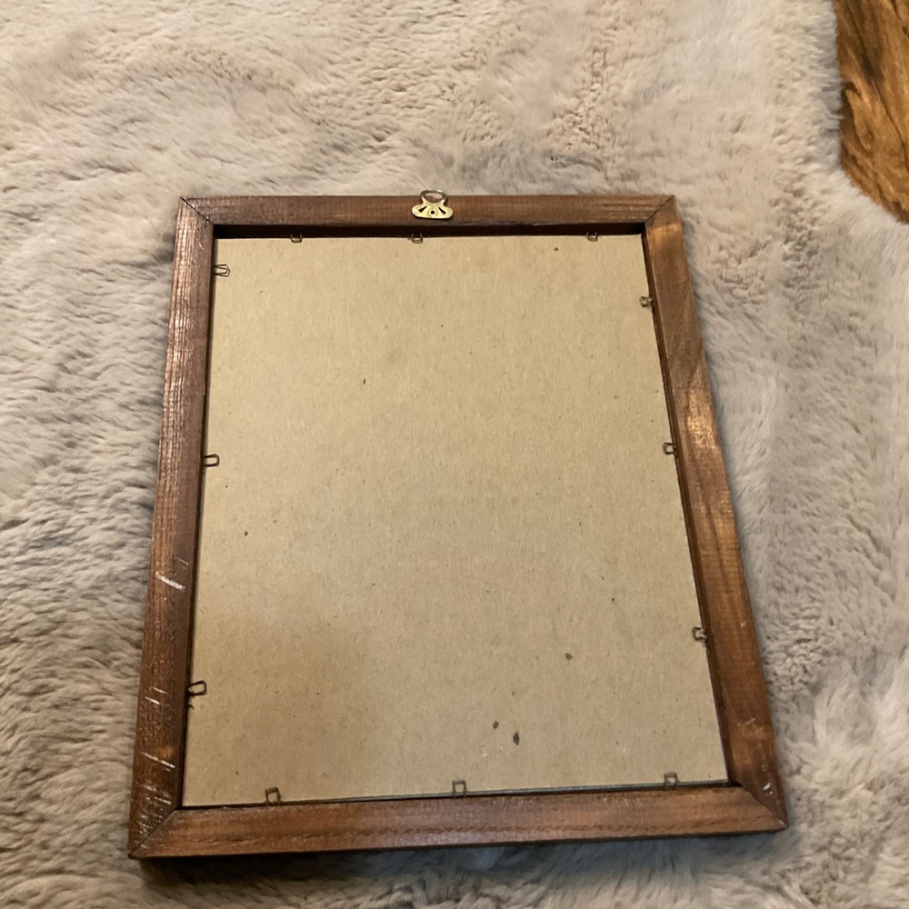 Vintage Boy And Dog Framed Comrades by C. Mitchell Mid Century Artwork Wood Frme - Picture 6 of 12